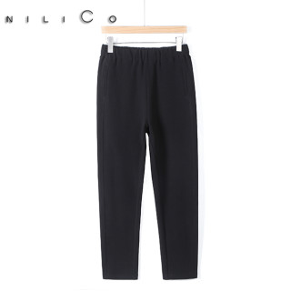 NILICO慵懒时尚束脚运动卫裤舒适长裤秋季宽松常规弹力百搭