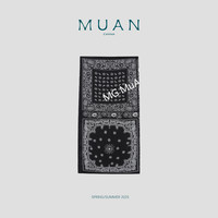 《腰果花小丝巾》MUAN定制时髦百搭丝巾小围巾WP-1017