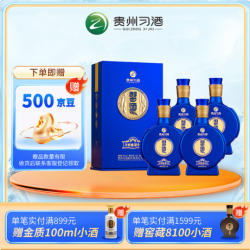习酒 酱香型白酒 宴请礼酒 感恩98  53度 500mL 4瓶