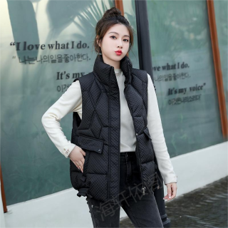 棉马甲女2025新款宽松立领加厚马夹韩版显瘦百搭外穿保暖背心坎肩