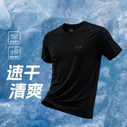 361° 夏季舒适清爽透气男式运动短袖圆领短T