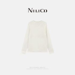 NILICO男款精致显瘦磨毛加厚修身保暖长袖上衣