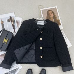 冬季加厚双排小香风短款外套女秋冬新款高级名媛粗花呢小个子上衣
