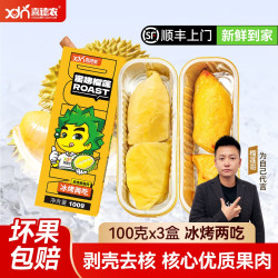 喜德农 泰国金枕蜜烤榴莲肉(无核)100g/盒冷冻榴莲肉顺丰包邮