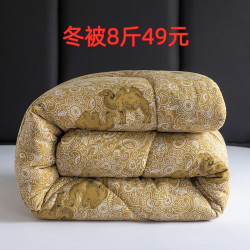 加厚驼纤绒被冬被芯保暖驼纤绒被单学生冬天棉被单双人驼纤绒被芯