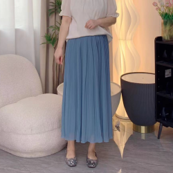 30新款夏季仙女百褶裙显瘦洋气气质百搭中长款气质大码女