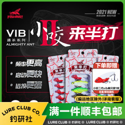 飞蚂蚁小咬二代VIB来半打远投路亚饵金属亮片翘嘴鳜鱼套装鱼饵