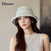 TLOVE 4482户外出游防晒帽日本和纸渔夫帽夏季新款时尚折叠卷边太阳帽女