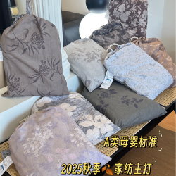 出韩国棉麻四件套秋冬2025新款床单被套被罩家用四件套