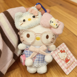 正版HelloKitty可爱女生包包包挂件毛绒挂件玩偶钥匙扣生日礼物