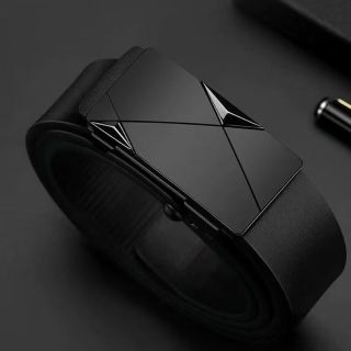男士皮带时尚新款中年内穿无牙自动扣裤带腰带休闲商务潮流年轻人