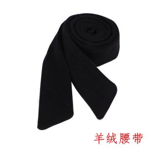 (送扣头)黑色双面毛呢羊绒大衣腰带风衣羽绒服鹿皮绒男士皮带