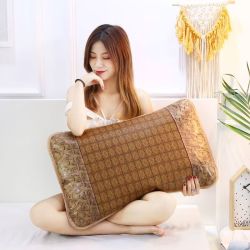 夏季凉席枕套信封式藤席枕头套
