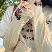 可爱卡通冰丝防晒袖套女夏季新款宽松防紫外线高颜值户外遮