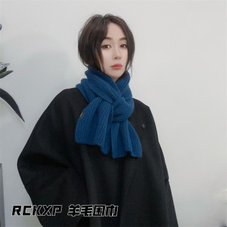 RCKXP~围脖女冬季时尚保暖送人100%绵羊毛软感亲肤学生围巾显白男