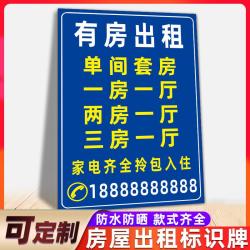 定制广告牌展示牌告示租售提示制作叉车标志牌标识牌挂牌墙纸转租