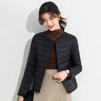 新款冬季轻薄棉服女内穿短款小棉袄外套内胆女圆领保暖衣0577