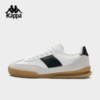Kappa K0GW5CC62 复古德训鞋 经典白/黑色 42 休闲运动鞋