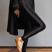 四季百搭莫代尔打底裤女外穿高腰不掉档加绒超弹力加肥加大码胖mm