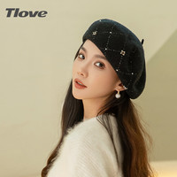 TLOVE 9489+时尚百搭女士秋冬季新款优雅气质贝雷帽