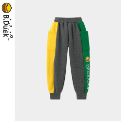 B.Duck 童装 男童裤子冬季儿童针织运动裤男宝宝长裤