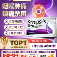 使立消 润喉糖黑加仑口味 24粒
