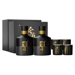 舍得 智慧舍得 名人版小酒 52%vol 浓香型白酒 100ml 礼盒装