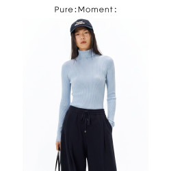 Pure:Moment: 商场同款小麦檬Pure:Moment:26秋高领长袖针织毛衫4F1434272Q