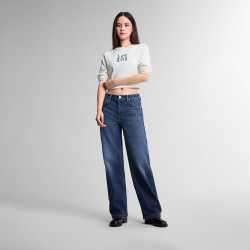 Lee 26早秋新品五袋款428舒适直筒牛仔裤