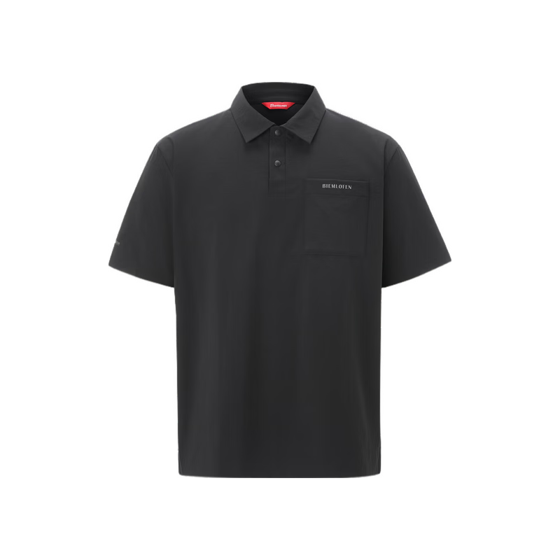 比音勒芬 户外机能面料 07黑色 2XL 男士POLO衫