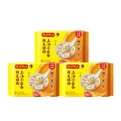湾仔码头 鲜肉荠菜三鲜芹菜香菇馄饨小云吞600g*3方便速食冷冻早餐