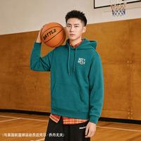 乔丹 冬季男运动卫衣宽松运动休闲连帽套头针织上衣