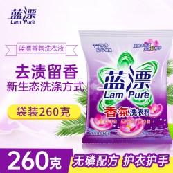 蓝漂 洗衣液500g薰衣草精华低泡易漂无磷配方柔顺护衣持久留香洗涤剂