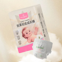 1号会员店 OM 丝柔铂金拉拉裤L120片/箱 大码尿裤尿不湿蚕丝 超薄透气