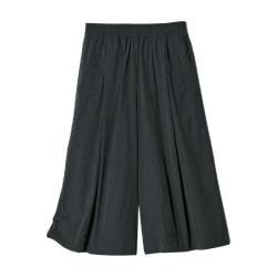 优衣库 486328 阔感裙裤 黑色 M 女装休闲裤