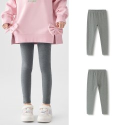巴拉巴拉 童装儿童打底裤女童2025秋冬装新款加绒百搭弹力长裤子潮