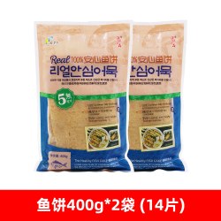 渔味一品 安心鱼饼400g韩式速食鱼糕关东煮方便便利店速食火锅食材