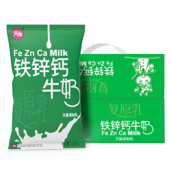 天友 铁锌钙牛奶 220ml*20袋