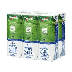 纽仕兰 4.0g蛋白质 全脂纯牛奶 250ml*6盒