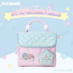 VANWALK 三丽鸥双子星化妆包女旅行外出便携大容量手提收纳包礼物