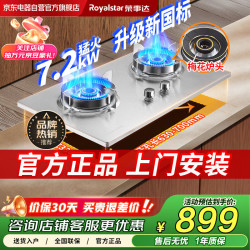 荣事达 猛火燃气灶天然气双灶7.2kW大火力 SZCT7.2/14.4-B11