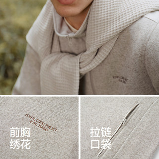 森马 109725108109 抗静电花纱针织立领夹克