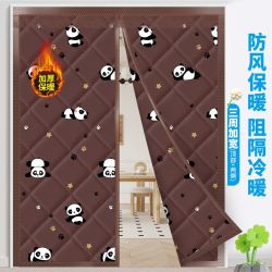棉门帘冬季保暖加厚防寒挡风保温魔术贴自粘免打孔家用卧室冬天