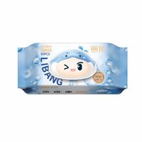 丽邦 湿厕纸家庭装女性纯水厕纸经期私处清洁80片加大加厚可冲马桶
