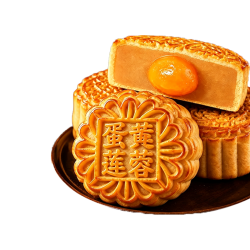 胶缤 蛋黄莲蓉月饼 广式传统糕点 500g