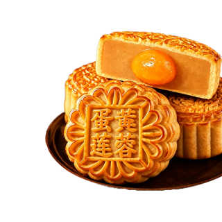 胶缤 蛋黄莲蓉月饼 广式传统糕点 500g