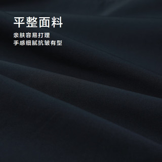 海澜之家 轻商务经典系列连帽棉服 蓝灰 L