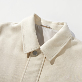 海澜之家 运动保暖可机洗翻领夹克 黑色 3XL