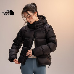 北面 8ENC高蓬鹅绒防泼水羽绒服 黑色 M