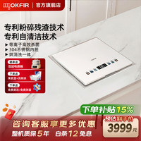 默克菲尔 粉碎残渣自清洁水槽式洗碗机家用厨房304不锈钢内腔大单槽高温消毒热风烘干全自动洗碗机水槽一体